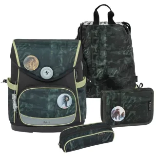 Premium Schulranzen-Set COMPACT PLUS Grey Stone