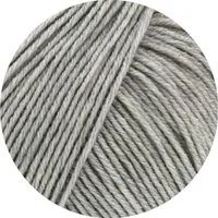LANA GROSSA COOL WOOL VINTAGE Häkelwolle, 160 m (50 Gramm), Naturgarn aus reiner Merinowolle im meliertern Ton-in-Ton Design