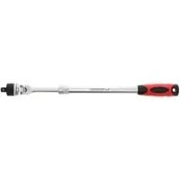 Red 2K-Gelenk-Teleskopknarre 1/2" rot/schwarz, Umschaltknarre