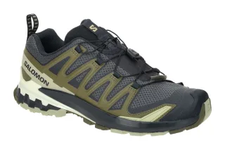 Salomon 474675 XA PRO 3D V9 Herren Trailrunning Schuhe Blau India Ink/Olive N...