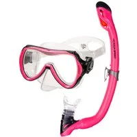 Aqua Speed Schnorchel Schnorchelset ALIZE + SAMOS Tauchmaske für Kinder, mit Netzbeutel (Kinderschnorchelset mit Maske und Schnorchel im Netzbeutel), EASY-ADJUST Kopfband für sicheren und bequemen Sitz