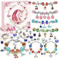 LuxusKollektion Ketten und Armband Set DIY Armband Bastelset Mädchen 4-12 Jahre - Schmuck Basteln Spielzeug