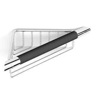 Avenarius Eckschwammkorb 240x240x70 mm; mit Haltegriff schwarz, Serie Körbe, 9014025010 9014025010