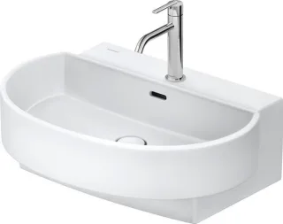 Duravit Balcoon Waschtisch 650x480, mit Überlauf, mit Hahnloch,  241165AC00