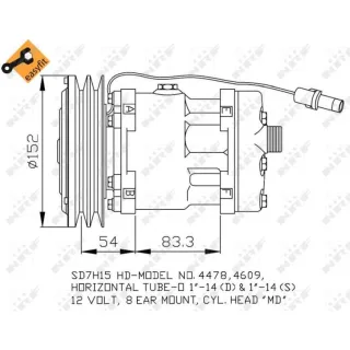 NRF Klimakompressor 32756