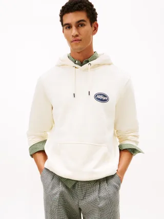 HILFIGER SERVICE STATION HOODIE ivory petal - Gr. - S