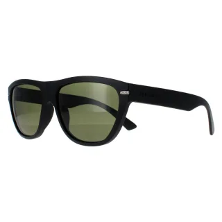 Serengeti Cat Eye Unisex Matt Schwarz Mineral Polarisiert 555nm Grün Pancho