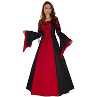 Maylynn Kostüm Mittelalter Kleid Keyla LARP rot oder grün