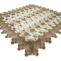 Brilliant Tischdecke / Spitzendecke / 85x85cm Eckig