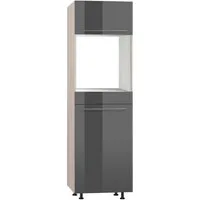 OPTIFIT Backofenumbauschrank Bern 60 cm breit, 212 cm hoch, mit höhenverstellbaren Stellfüßen