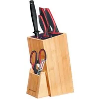 WESTMARK Magnet-Messerblock (1tlg), Bambus, mit herausnehmbaren Einsatz