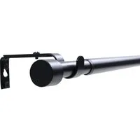 Deco-Raum Gardinenstange Flexa Stilgarnitur Set ausziehbar, Ø 19 mm, 1-läufig, ausziehbar, Wandmontage, verschraubt, Metall, perfekt für Dekoschals Gardinen