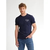 Petrol Industries T-Shirt mit Logo Schriftzug