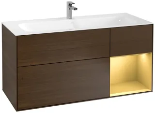 Villeroy & Boch Waschtischunterschrank Finion G07 1196x591x498mm Wandbel, G070HFGN G070HFGN