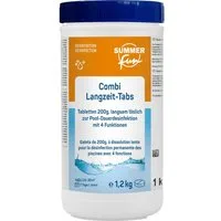 SUMMER FUN Poolpflege Summer Fun Combi Langzeit-Tabs 200 g - 1,2 kg