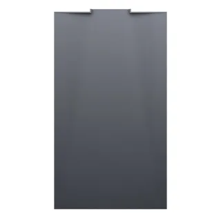 Laufen Duschwanne NIA 800x1400x34 Marbond mit Wandablauf anthrazit, H2100340780001 H2100340780001