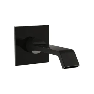 VitrA Suit Wanneneinlauf Wandmontage Ausladung Auslauf 15 cm Schwarz Hochglanz,A4283139 A4283139