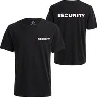 Brandit T-Shirt Brandit Security T-Shirt mit Aufschrift