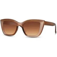 styleBREAKER Sonnenbrille Butterfly Square Sonnenbrille Recycelt (1-St)