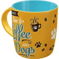 Nostalgic-Art Tasse Kaffeetasse - Pfotenschild - Coffee and Dogs