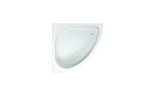 Bette Eck-Badewanne Arco 6035, 140x140x45 cm snow GlasurPlus, 6035-440PLUS 6035-440PLUS