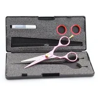 Haryali London Haarschere Friseurscheren-Set, Schneideschere am besten für Frauen 5,5 Zoll, rosa, (Set, 1-tlg., Stylingkamm + Etui – Professionelles Salon-Schönheitsscheren-Set), Bestens geeignet für professionelle Friseur- und Kosmetikscheren