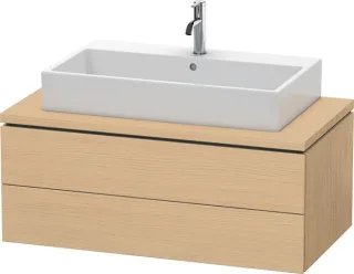 Duravit L-Cube Konsolenwaschtischunterbau wandhängend Natur Eiche Matt 1020x547x400 mm - LC581903030 LC581903030