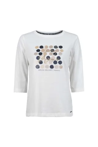 squesto - Shirt 3/4 offwhite - Gr. - 38