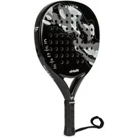 VirtuFit Padelschläger VirtuFit Hybrid Padel-Schläger Schwarz Grau 365 g Carbon EVA-Kern