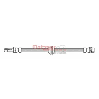 Metzger Bremsschlauch vorne BMW E46 E85