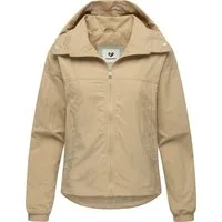Ragwear Outdoorjacke Cerys kurze Damen Übergangsjacke mit verstaubarer Kapuze