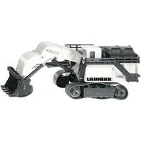 SUPER Liebherr R9800 Mining-Bagger, Modellfahrzeug weiß/schwarz