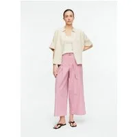 comma 7/8-Hose Hose Wide-Leg-Hose mit Bundfalten in Ankle-Länge