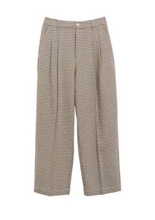s.Oliver Red Label - Bundfaltenhose Barrel Fit beige - Gr. - 34