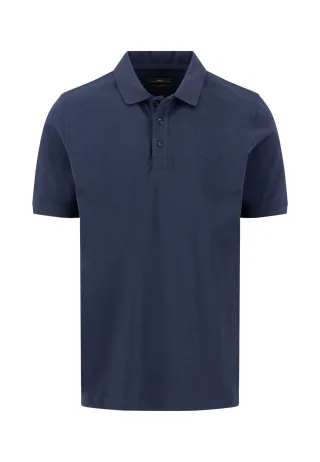 FYNCH-HATTON - Polo, 2ply, new solid pique navy - Gr. - XL