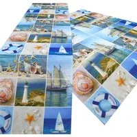 Brilliant Tischdecke Druckdecke / Maritim / Frühling / Mitteldecke / 85x85cm, Motiv