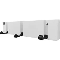 HOME DELUXE Garderobenleiste inkl. Haken und Magnete, Wandgarderobe, Kleiderhaken, Garderobe, Garderobenhaken