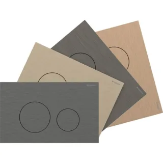 Geberit Sigma40 Betätigungsplatte, rund, 2-Mengen-Spülung, kundenspezifisches Finish:, 004610002 004610002