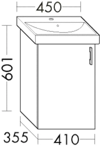 Burgbad Waschtischunterschrank System 30 Preisgruppe 1 Aqua 601x420x355 Tectona Dekor Zimt WYTB040LF6316