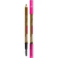 NYX PROFESSIONAL MAKEUP Augenbrauenpflege POWDER LOUDER BROW PENCIL, verleiht sowohl verdichtete als auch voller aussehende Augenbrauen