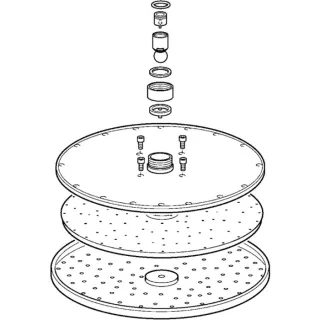 Hansa Brausekopf Viva d:300 mm komplett 59913746 chr
