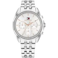 Tommy Hilfiger Multifunktionsuhr MELLIE 1782802, Quarzuhr, Armbanduhr, Damenuhr, Edelstahlarmband, analog
