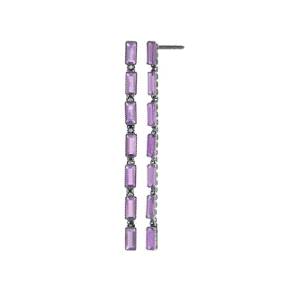 konplott - Ohrstecker - Industrial Snake violet