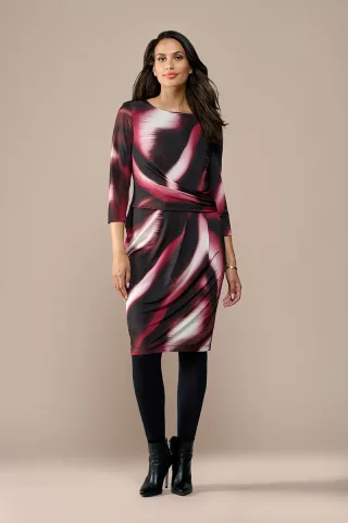 Eloise Printkleid Rosa / Mehrfarbig