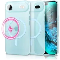 Nalia Smartphone-Hülle Apple iPhone 17 Air 16,5 cm (6,5 Zoll), MagSafe Hülle / Extrem Dünn 0,3mm / Semi-Transparent / Fein Mattiert