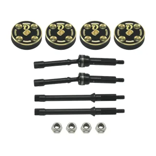 8PCS Upgraded Metal Parts 1144 Hardened Steel Drive Shaft 4.9mm Counterweight for Axial SCX30 1/30 Mini RC Car Vehicles