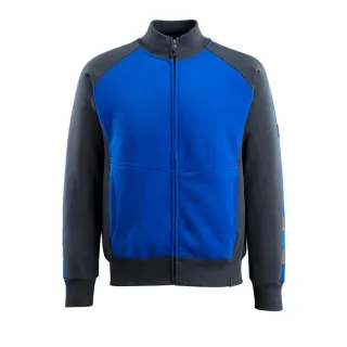 MASCOT Amberg Sweatshirt mit Reißverschluss UNIQUE Kornblau / Schwarzblau XL - 50565-963-11010-XL