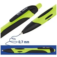 Otto Office Kugelschreiber Active, mit Druckmechanik und Taschenclip