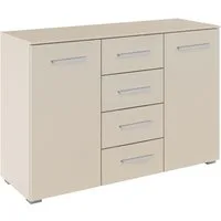 OTTO home Schubkastenkommode Kommode Sideboard Schubladenkommode Schlafzimmerkommode KOLUNA (Breite 120 cm mit moderner Dekorfront), vier große Schubladen, mit insgesamt 4 Einlegeböden MADE IN GERMANY