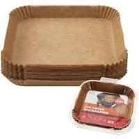 CEPEWA Backpapier Backpapier für Air Fryer Backofen 20-24cm 110Stück 24x24x4,5cm